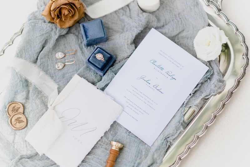 Custom Wedding Invitations with Calligraphy in Ontario